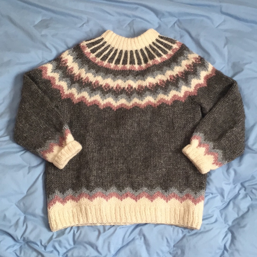 Authentic Icelandic Wool Sweater. Great deal!!